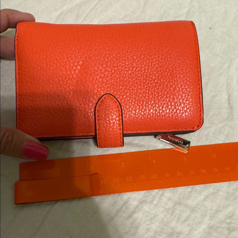 Kate Spade Coral Leather Wallet - Picture 3 of 5